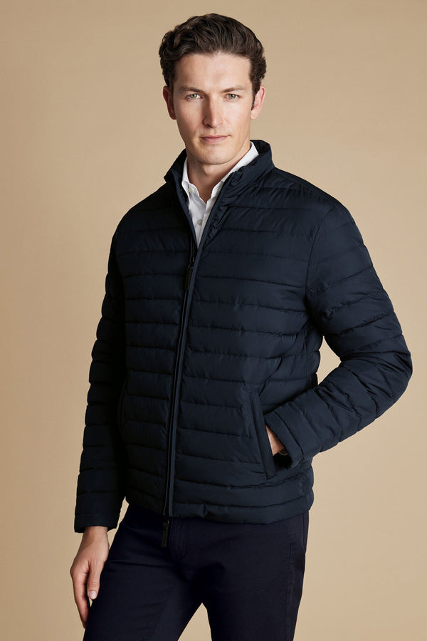 Navy Lightweight Quilted Jacket