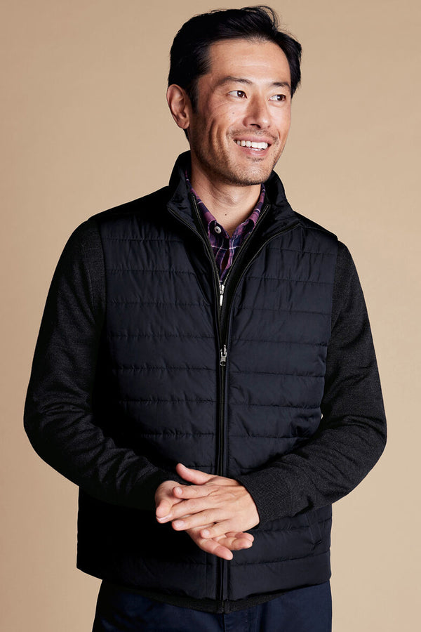 Navy 3 In 1 Rain Mac With Detachable Gilet