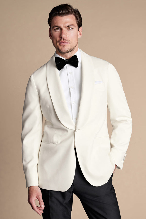 Ivory Dinnerwear Slim Fit Jacket