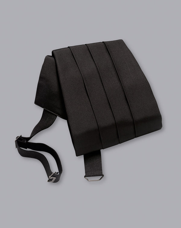 Black Silk Cummerbund