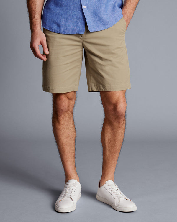 Oatmeal Cotton Short