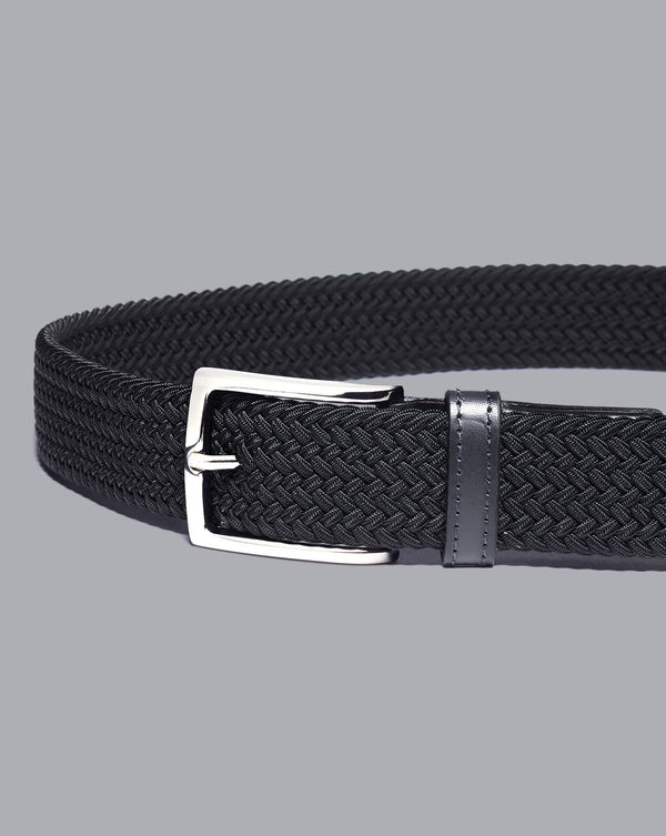 Navy Stretch Casual Belt