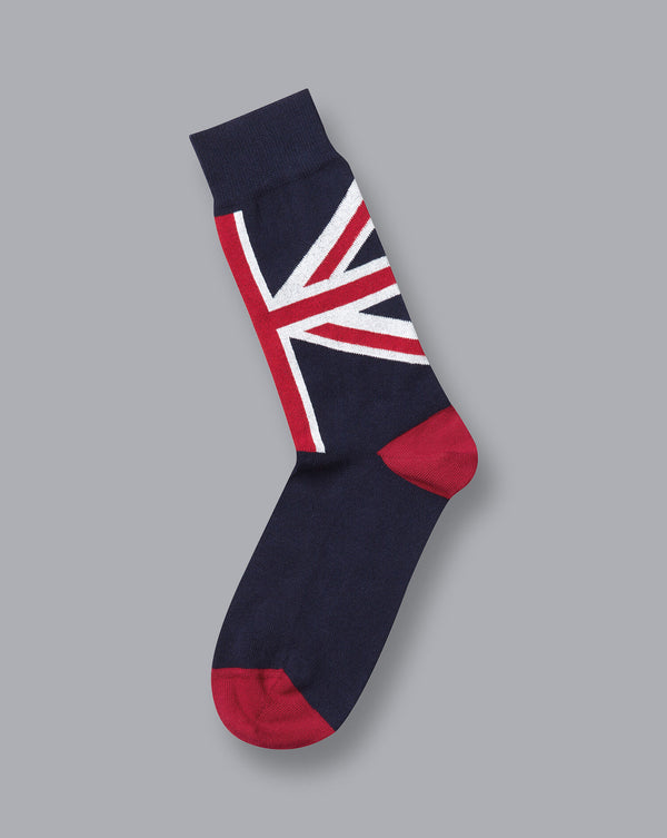 French Blue Union Jack Socks