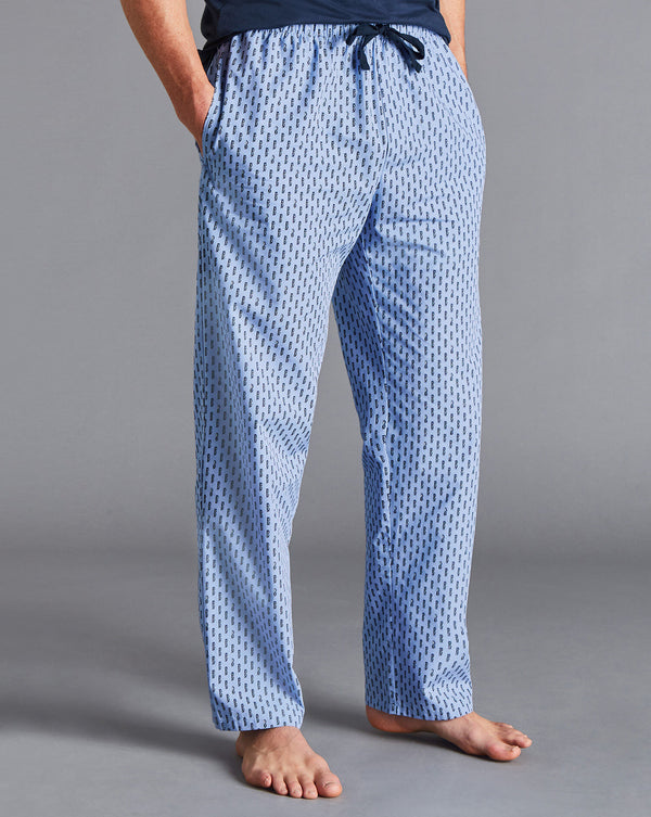 Cornflower Blue Glasses Pyjama Bottoms