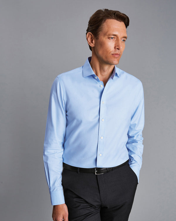 Sky Blue Non Iron Twill Cutaway Classic Fit