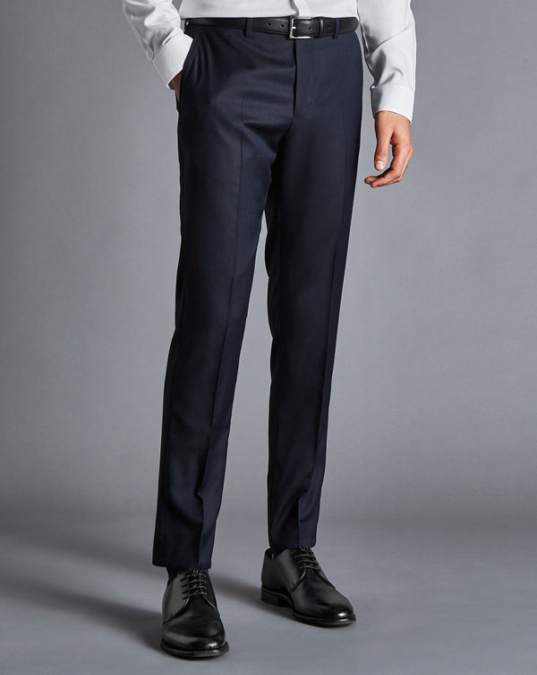 Dark Navy Slim Fit Italian Luxury Suit Trouser