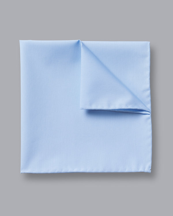 Sky Blue Cotton Pocket Square